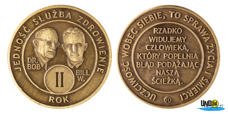 Medal 2. Rocznica trzeźwości