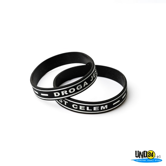 Silikonowa opaska świecąca - Droga jest celem