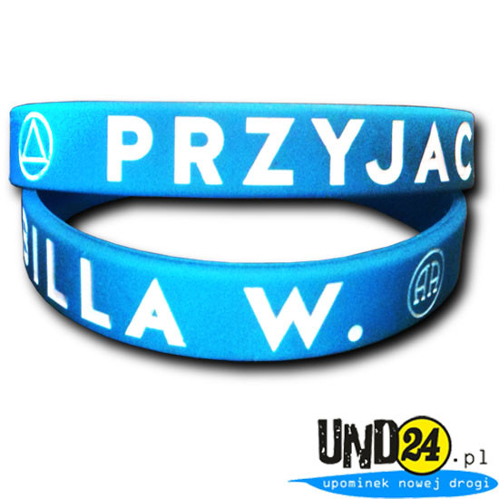 Silikonowa opaska świecąca - Przyjaciel Billa W.