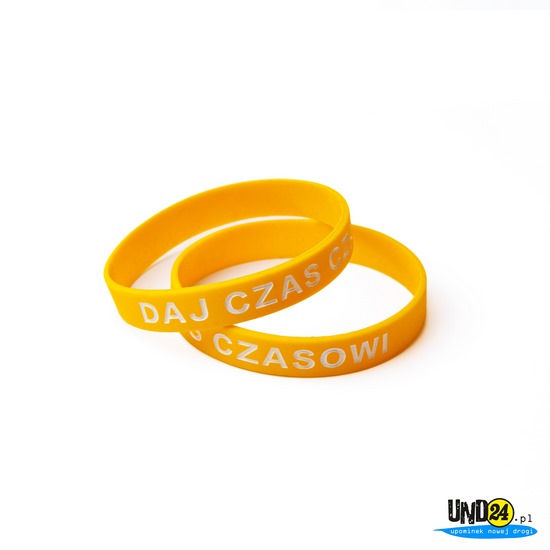Silikonowa opaska świecąca - Daj czas czasowi