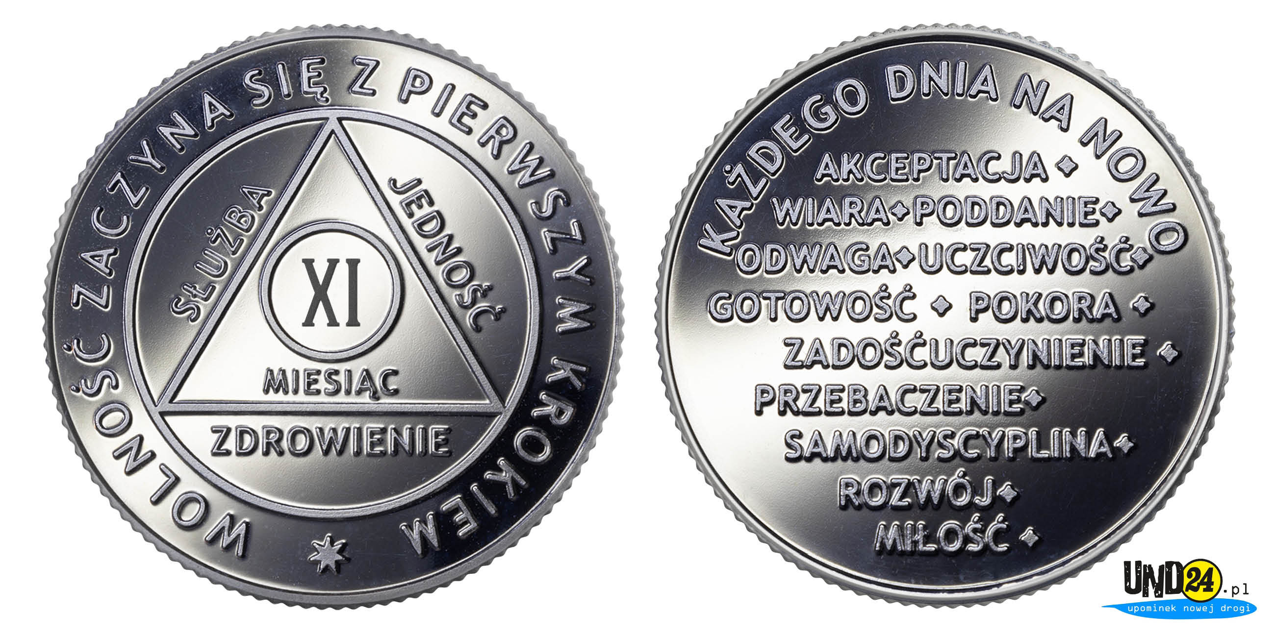 Medal 11. Miesiąc trzeźwości w Amerykańskim Stylu