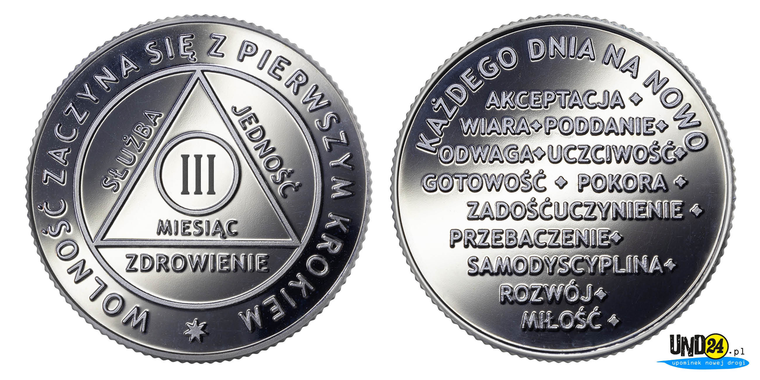 Medal 3. Miesiąc trzeźwości w Amerykańskim Stylu