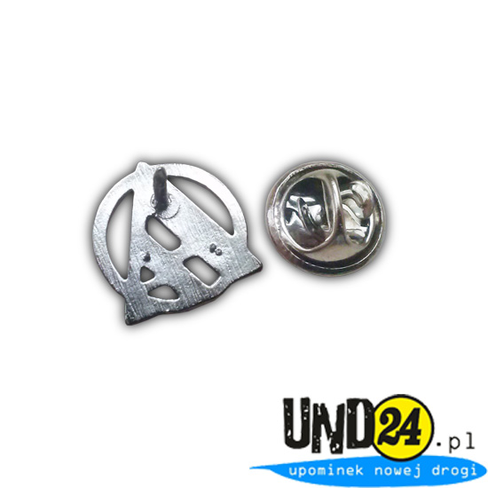 Znaczek - Pins - Przypinka - Ażur - Srebrny symbol  AA